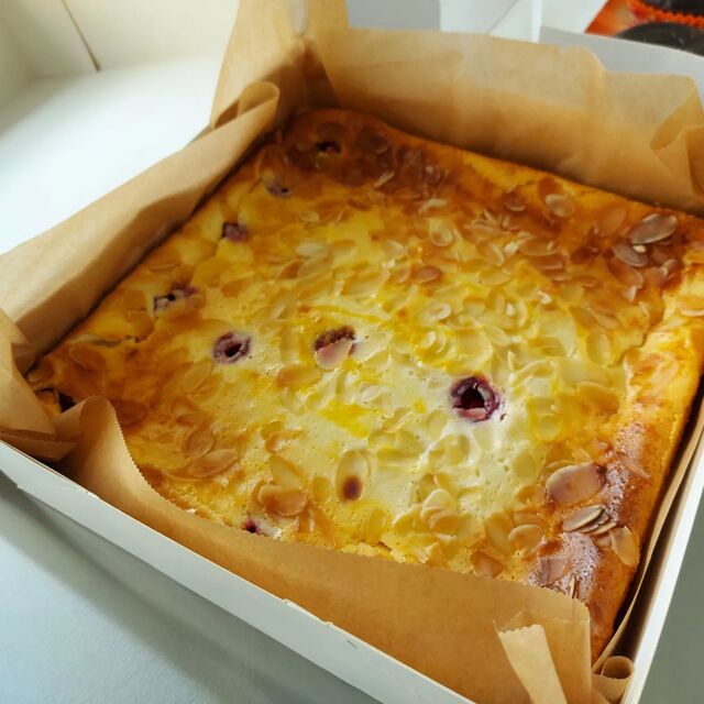 Gâteau au fromage aux framboises
