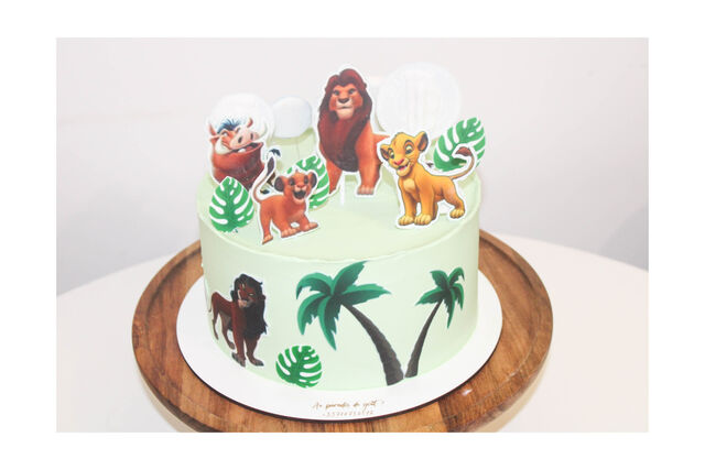 Gateau roi lion