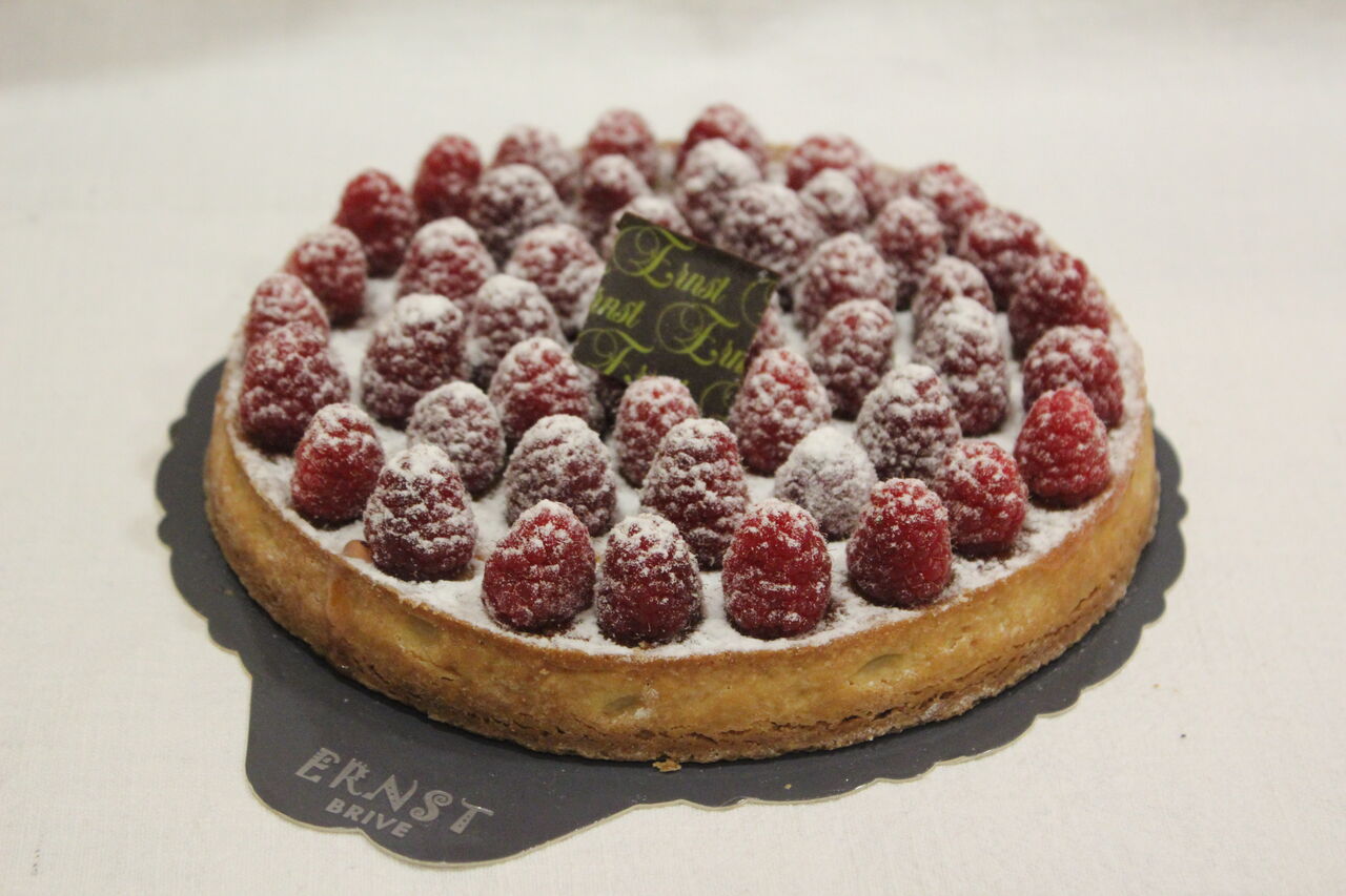 La tarte aux framboises