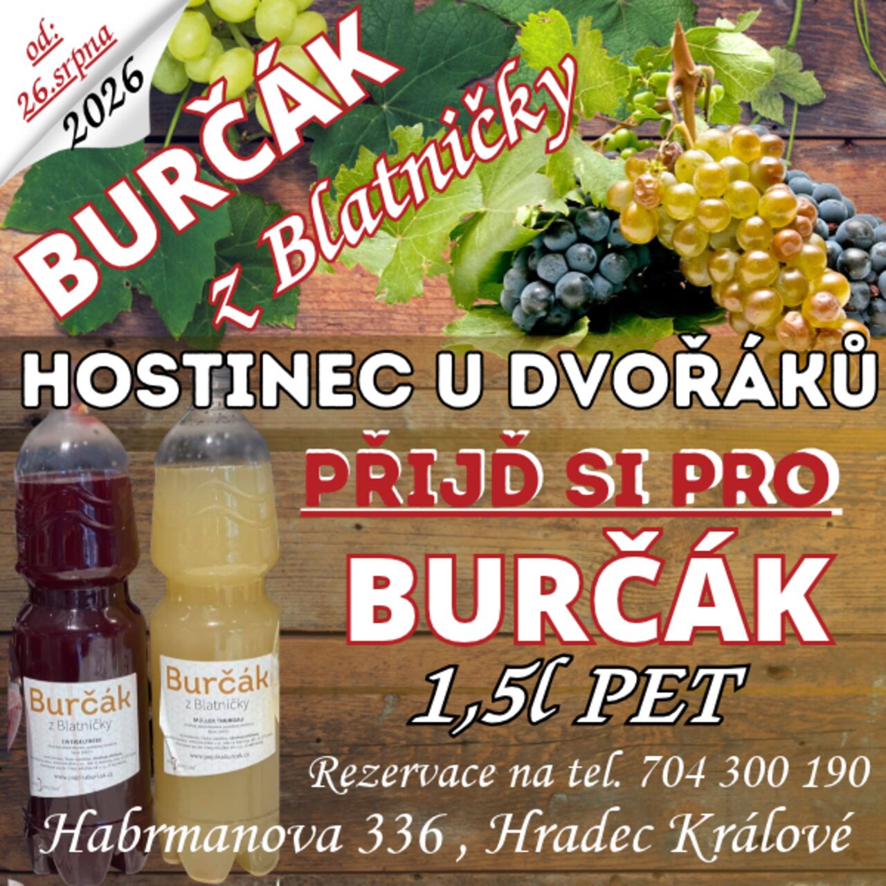 Prodej burčáku