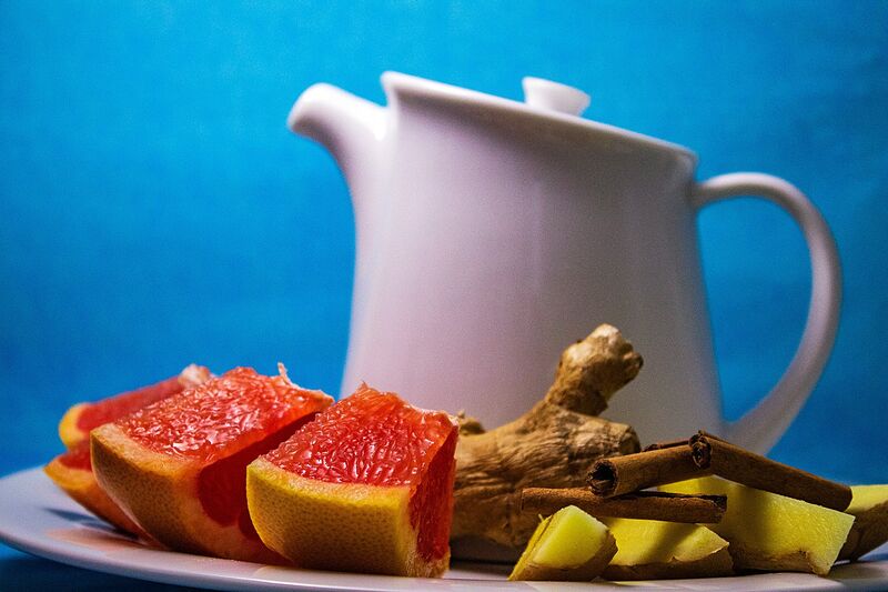 Грейпфрутово-імбирний чай