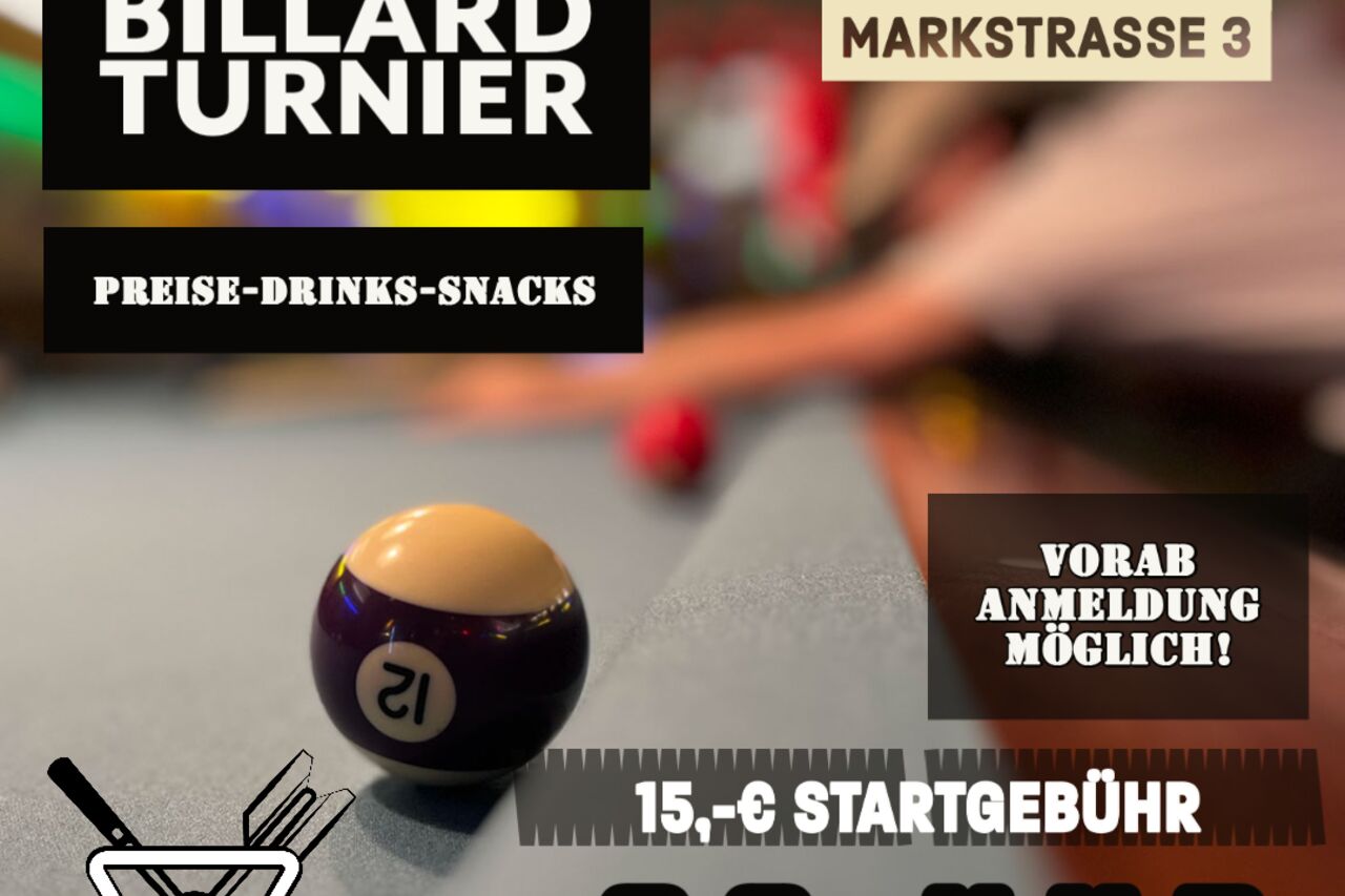 4. Hobby-Billardturnier