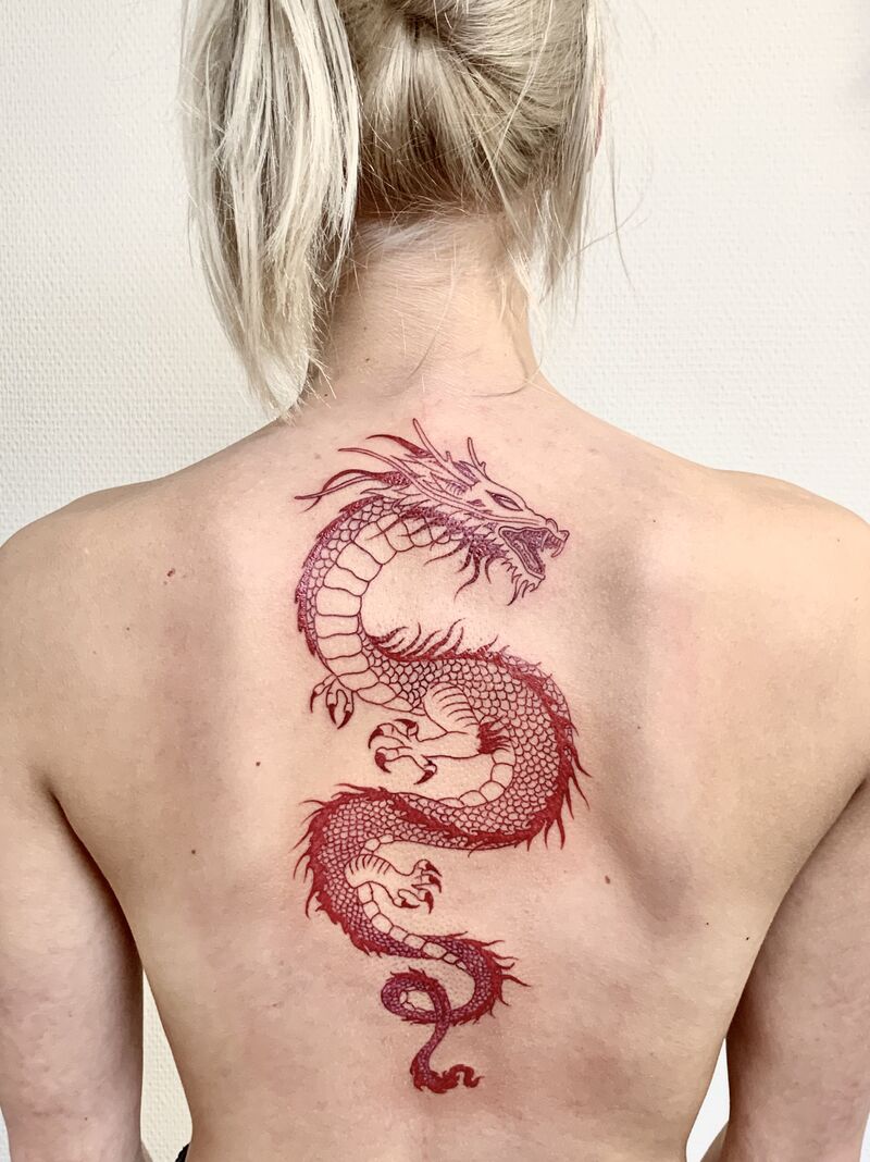 Red dragon - voor Marit