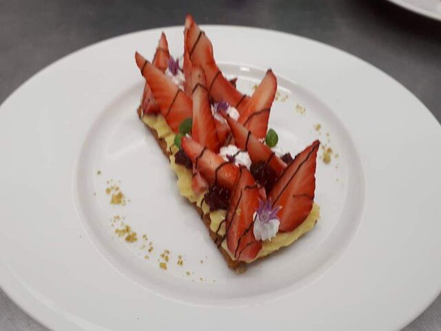 Notre tarte aux fraises revisitée