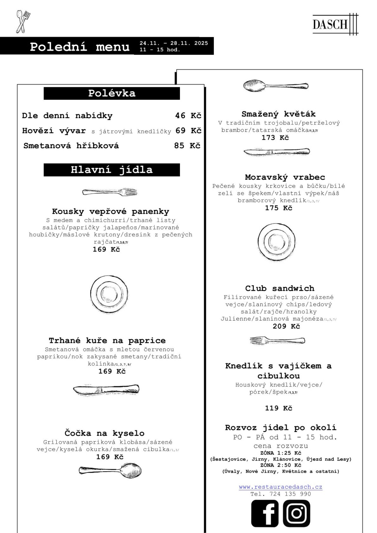 Polední menu
