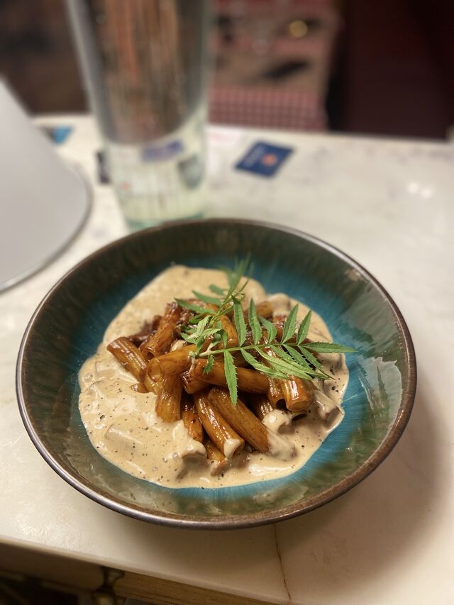 Pasta Pleurottes
Siphon de morilles
