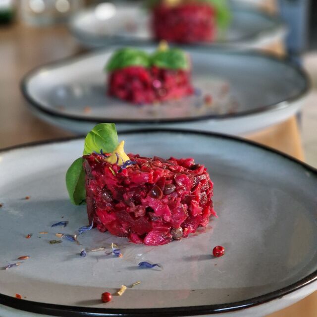 Tartar von der roten Bete