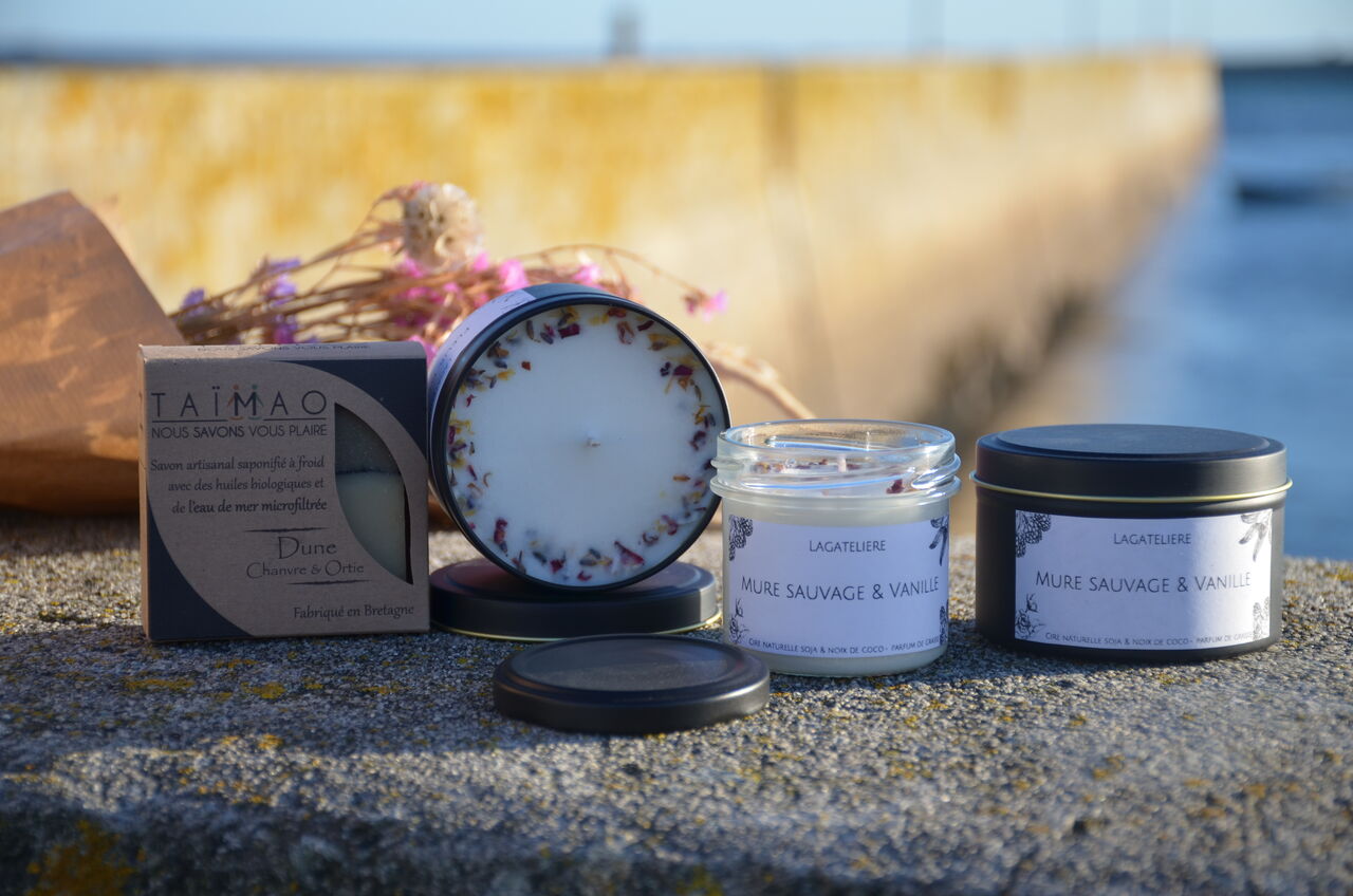 Des bougies et des savons pour les idées cadeaux 