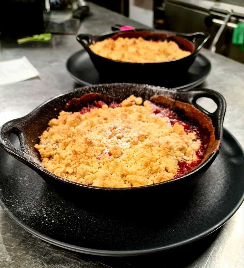 -LA PRUNE
En crumble à la farine de châtaigne