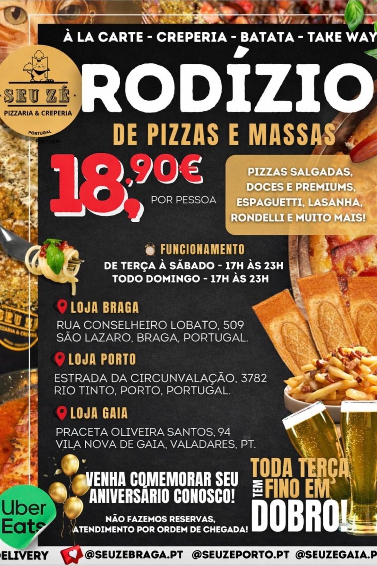 Estamos Perto de Si! 🍕