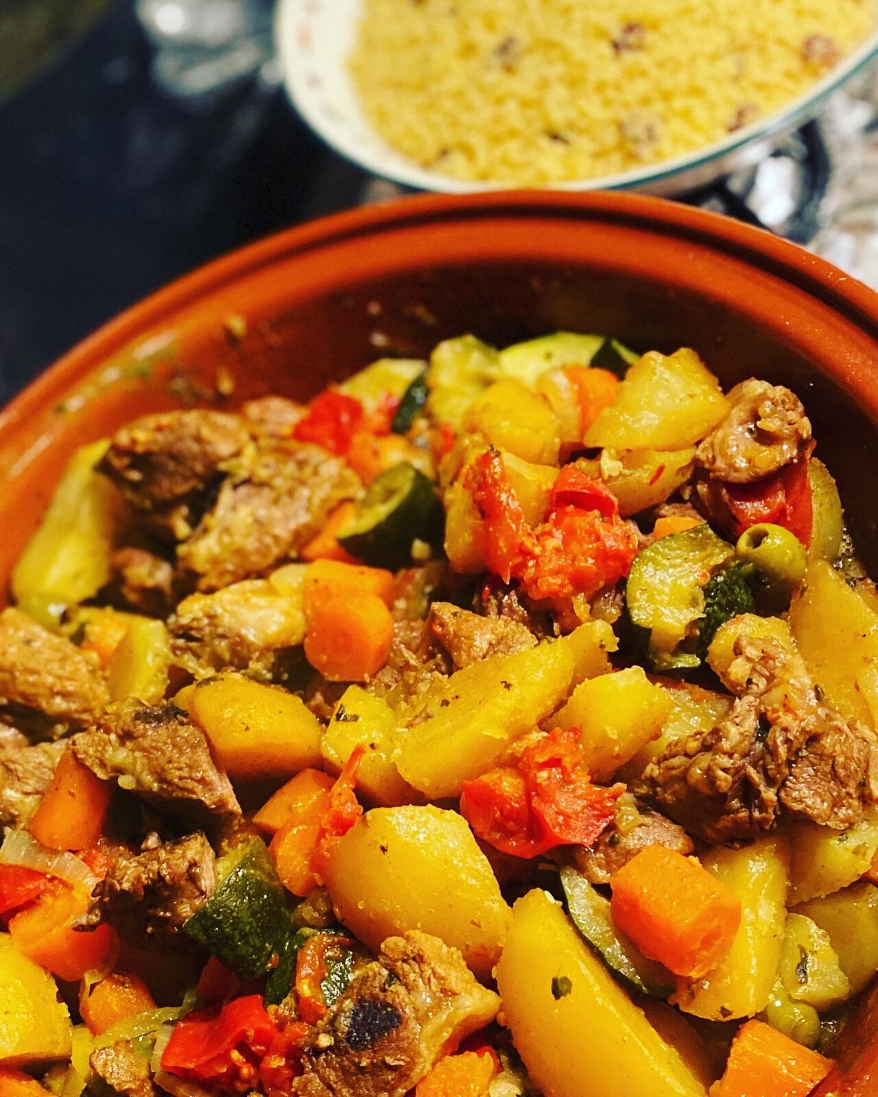 tajine d'agneau aux olives 