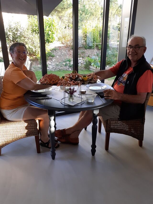 Un bon dîner après une journée en randonnée !