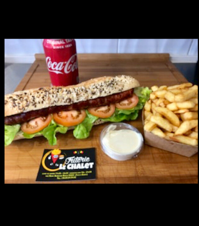 Menu sandwich merguez 