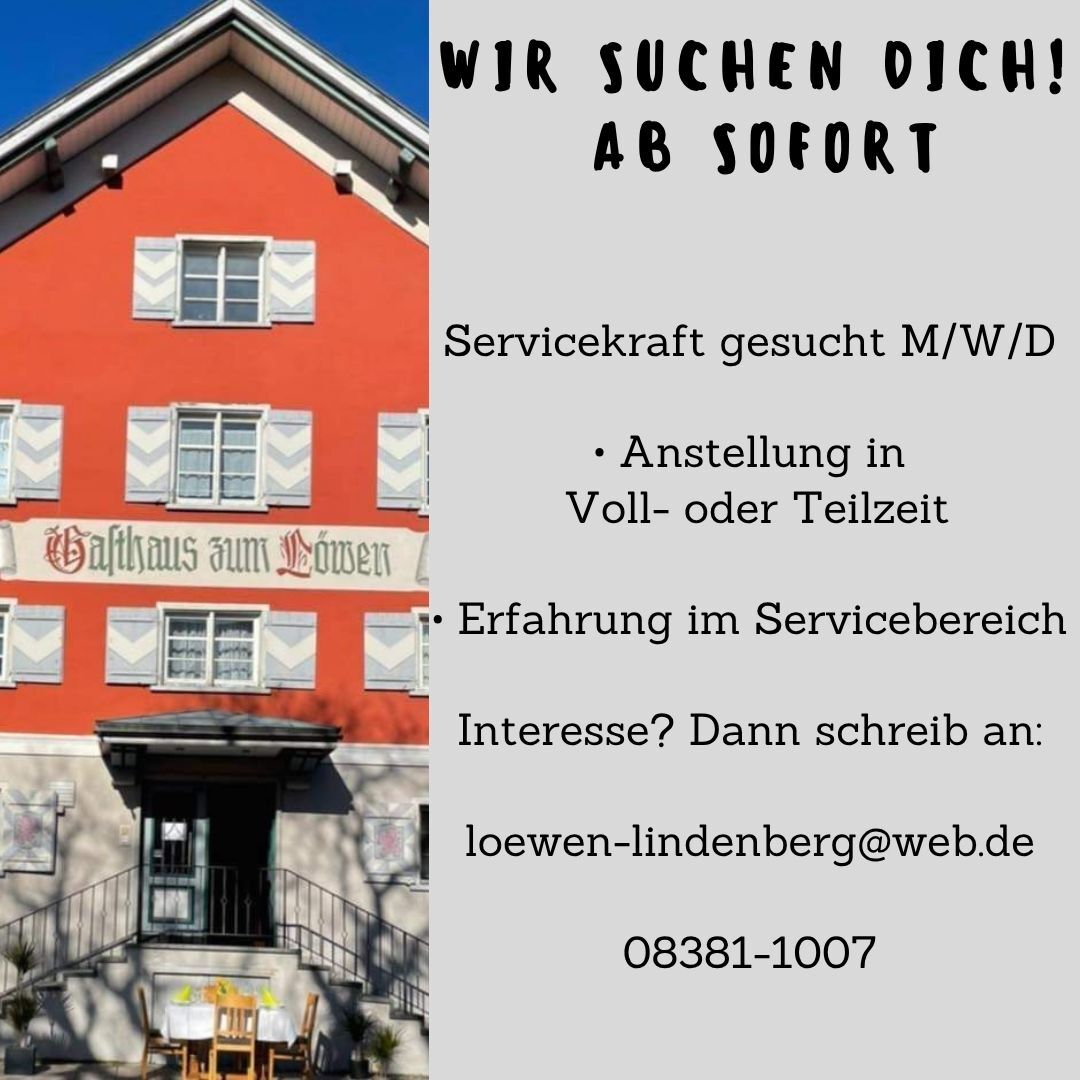 Servicekraft gesucht