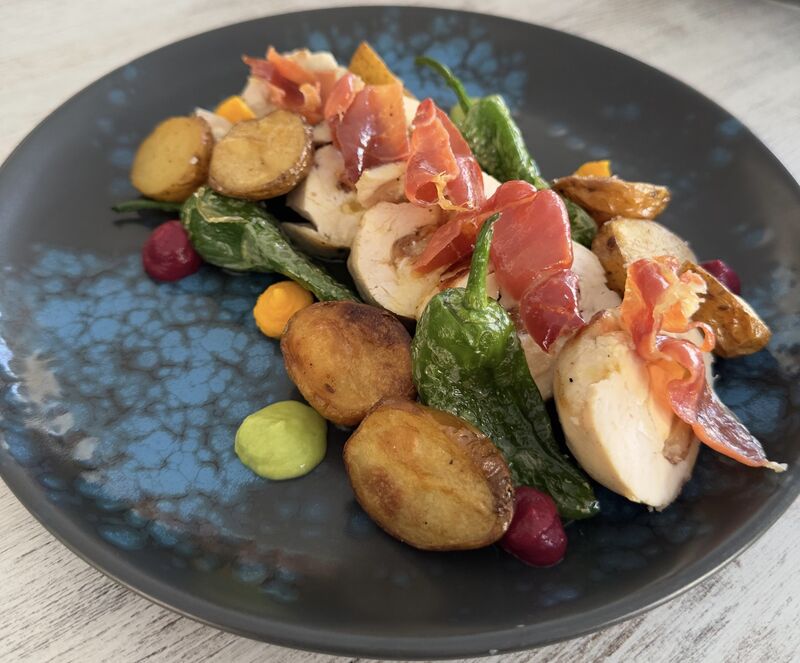 Filete de pollo relleno 