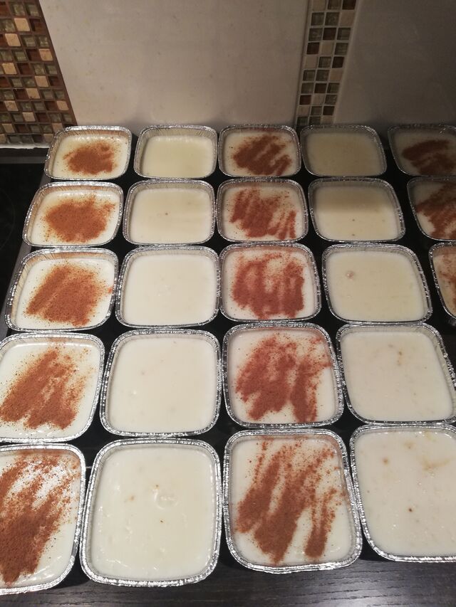 Milchreis Pudding nach Türkischen art