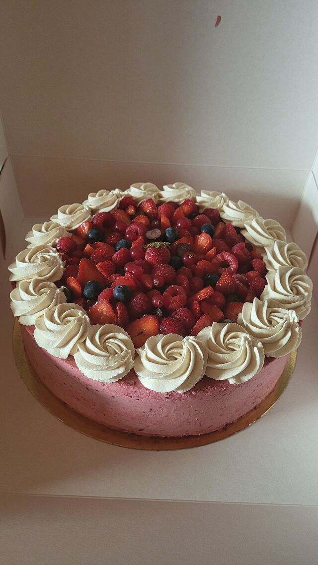 bavarois fruits rouges