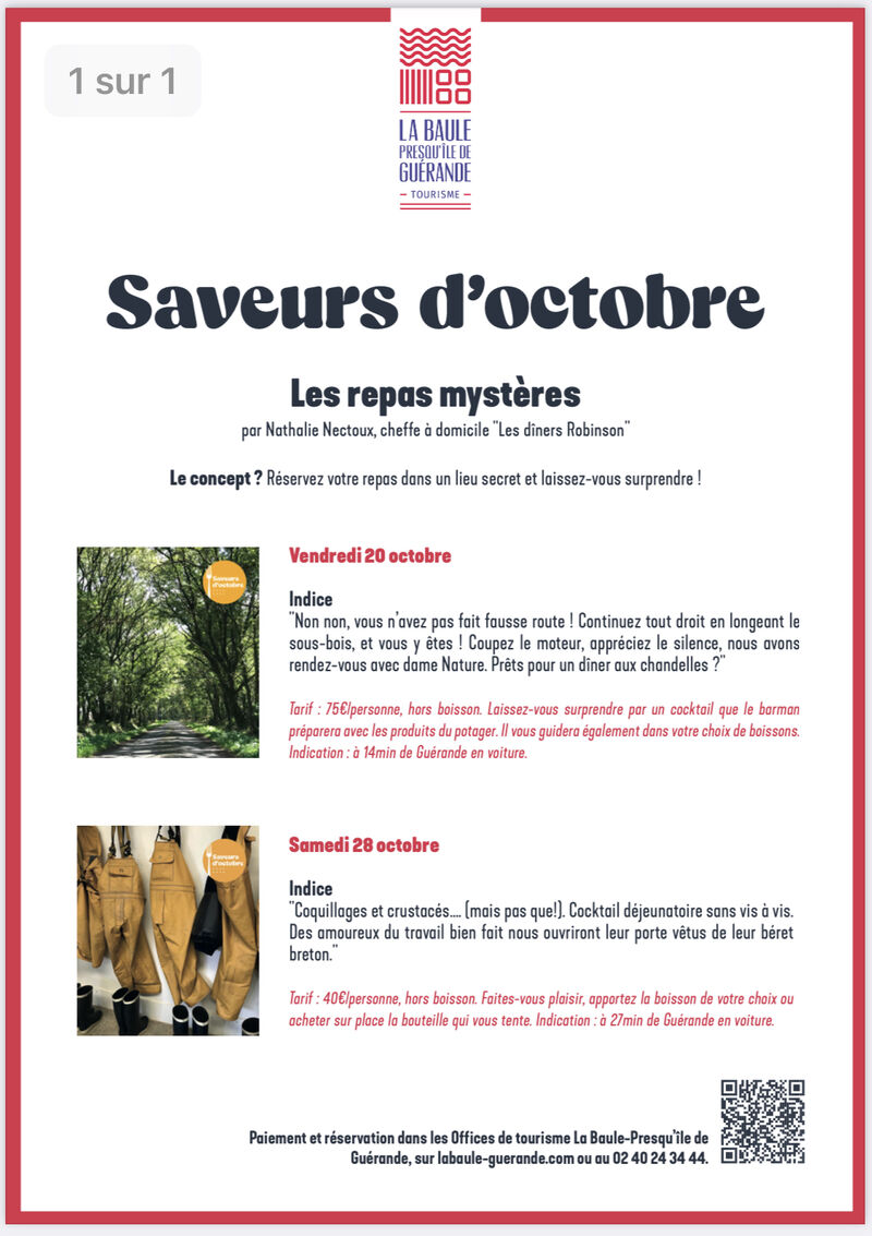 Saveurs d'octobre