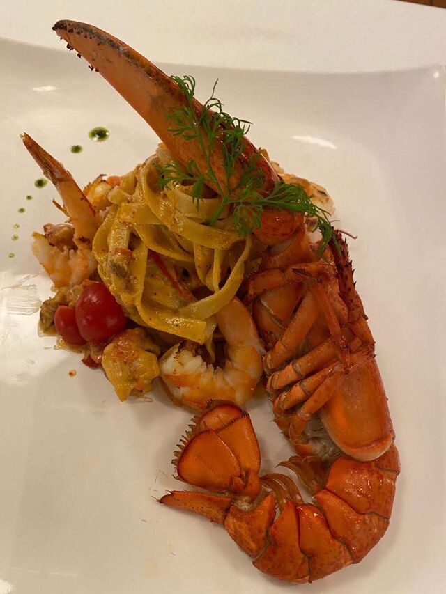 Tagliatelle mit Hummer