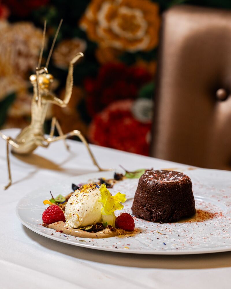 Petit Gateau de chocolate