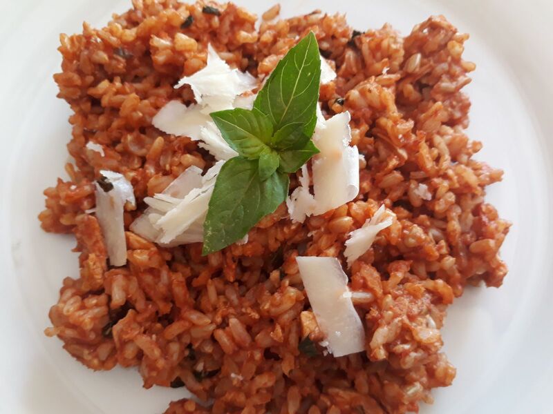 Risotto tomate et basilic - 300gr - 3,50€