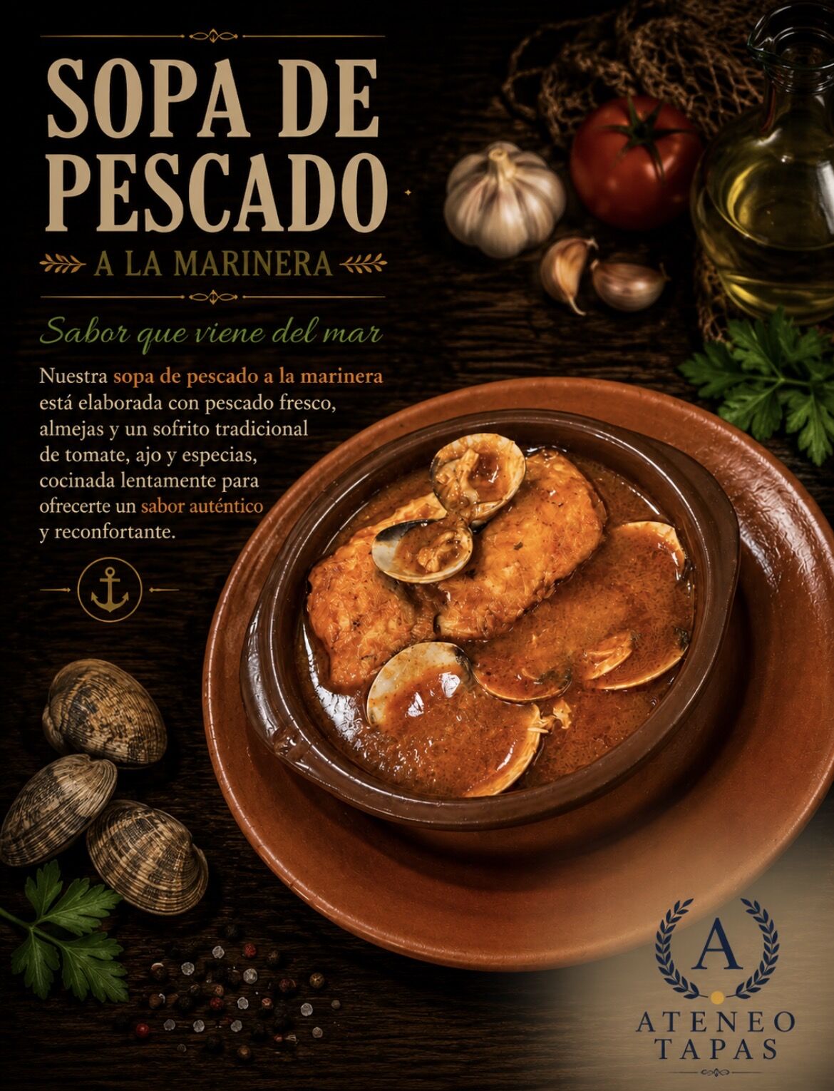 Tapa merluza de marinera