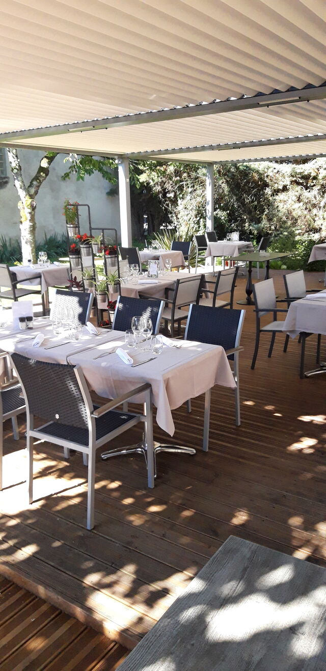 Terrasse fraiche et ombragée