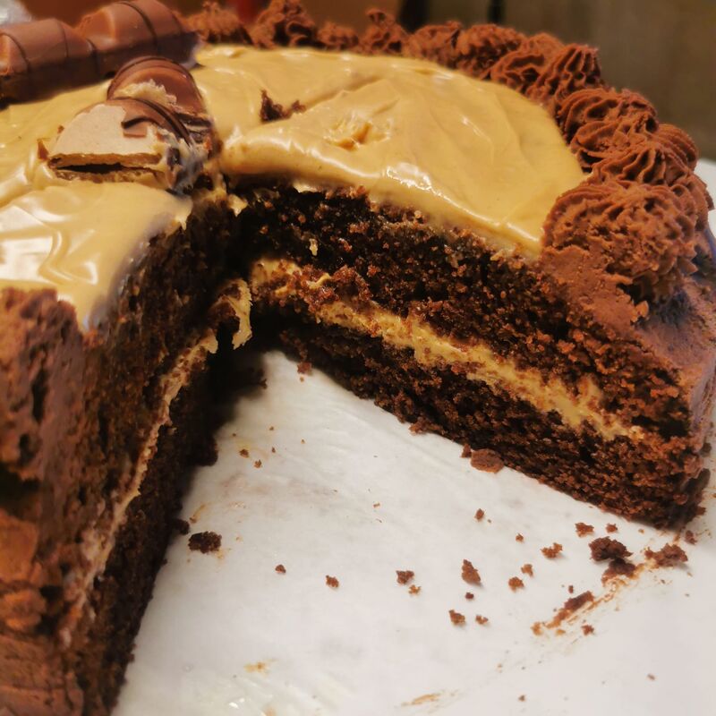 Tarta de chocolate/Kinder