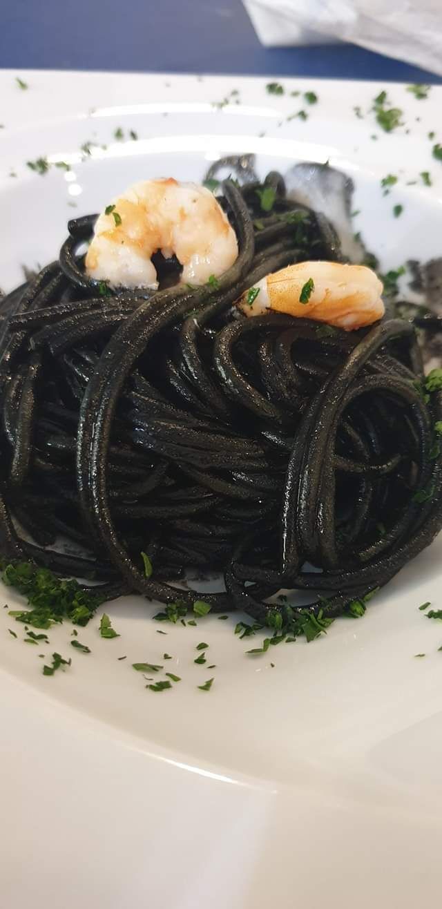 Spaghetto al nero di seppia
