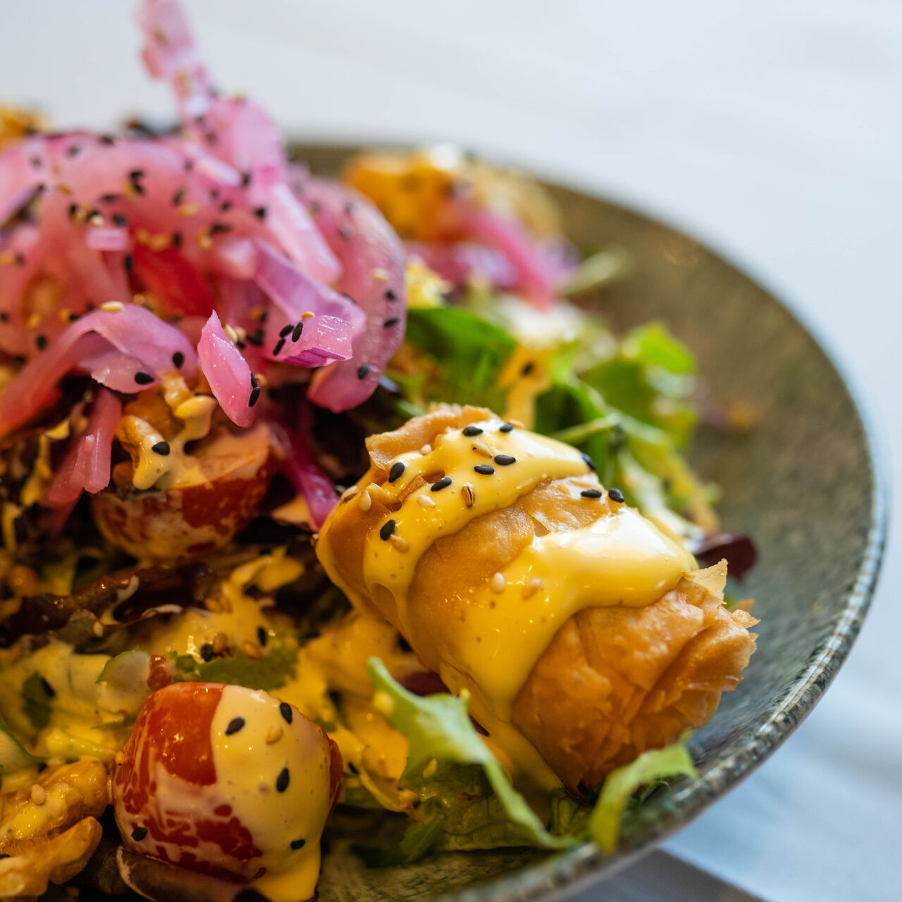 Ensalada de camembert 