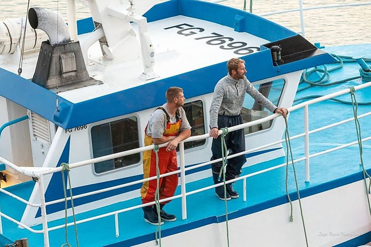 Le retour de pêche du coquillier LE STYX