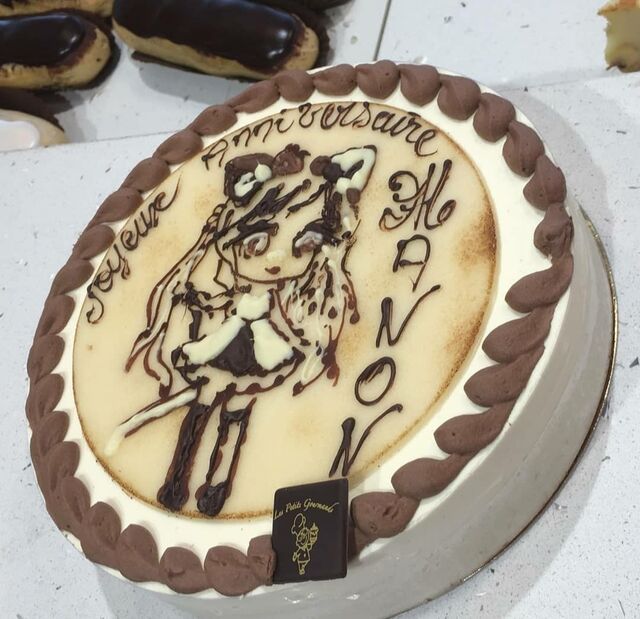 Entremet vanille chocolat