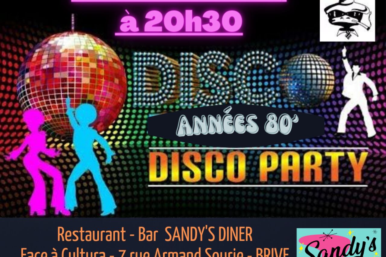Soirée Disco - Années 80' - Samedi 2 avril 2022 à 20h30