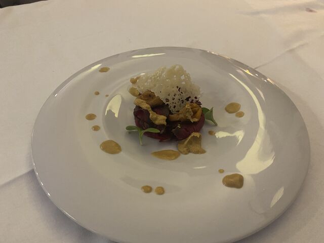 Carpaccio di manzo al barolo