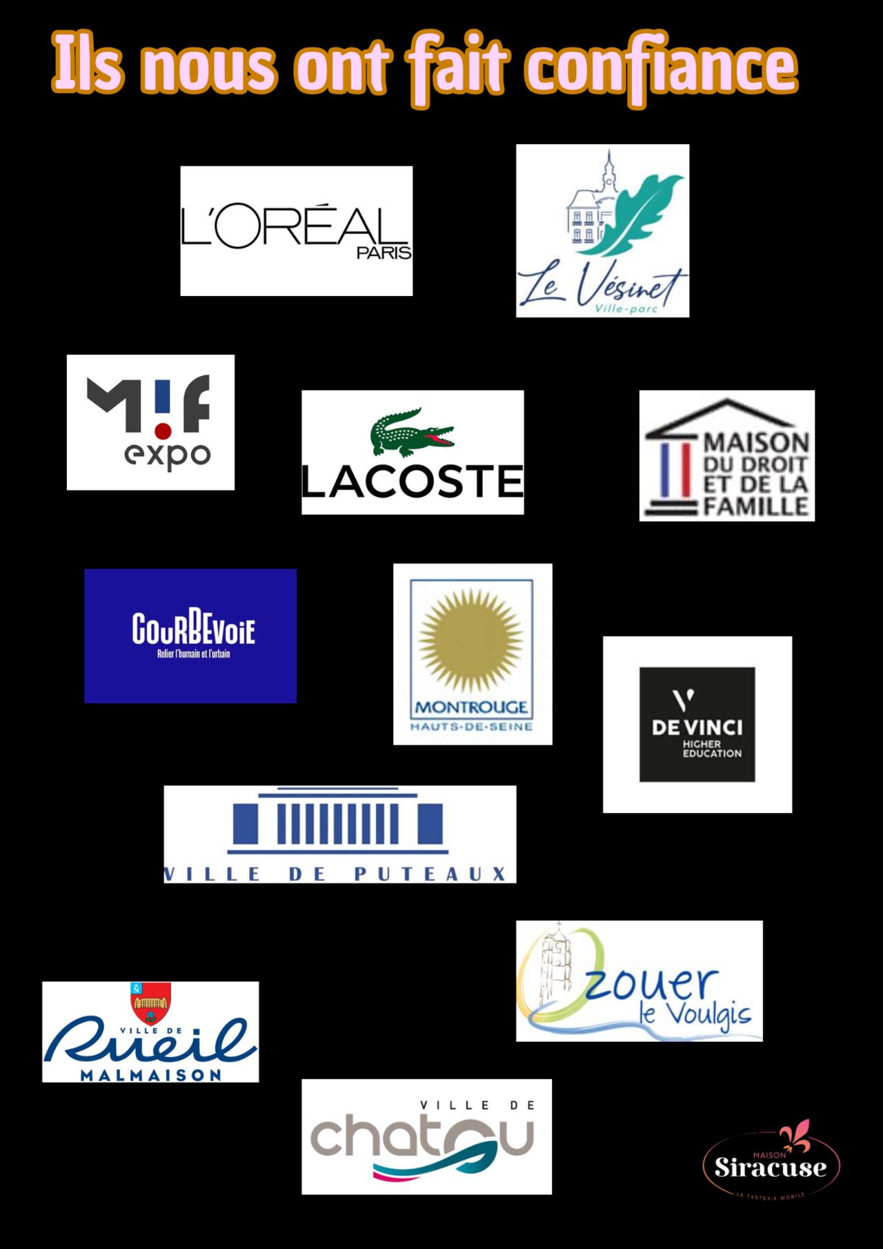 Ils nous ont fait confiance