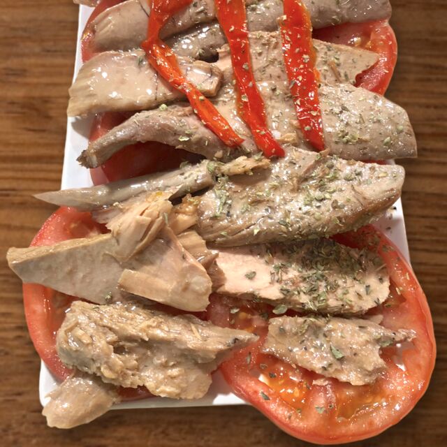 Ensalada de Tomate y Ventresca 