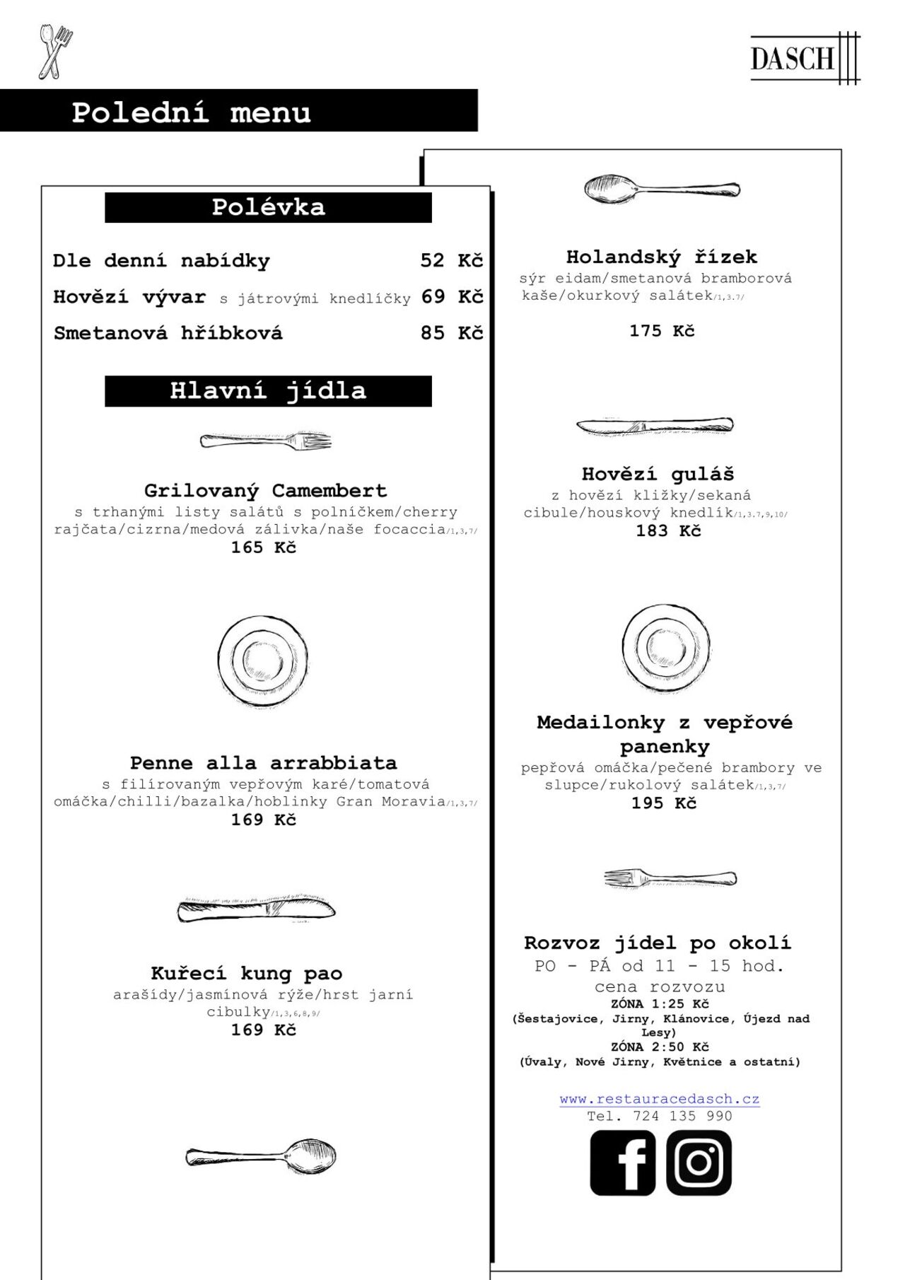 Polední menu