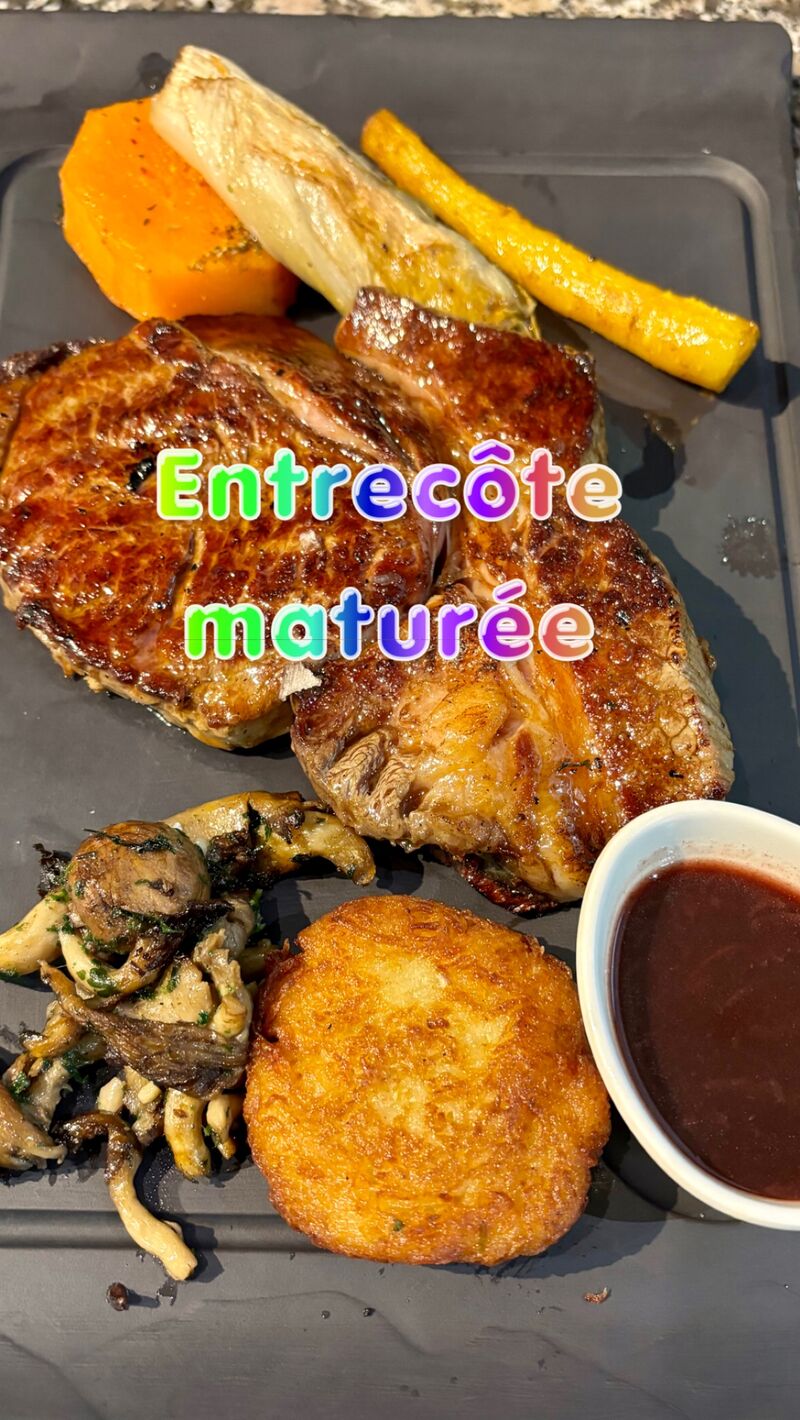 Entrecôte maturée