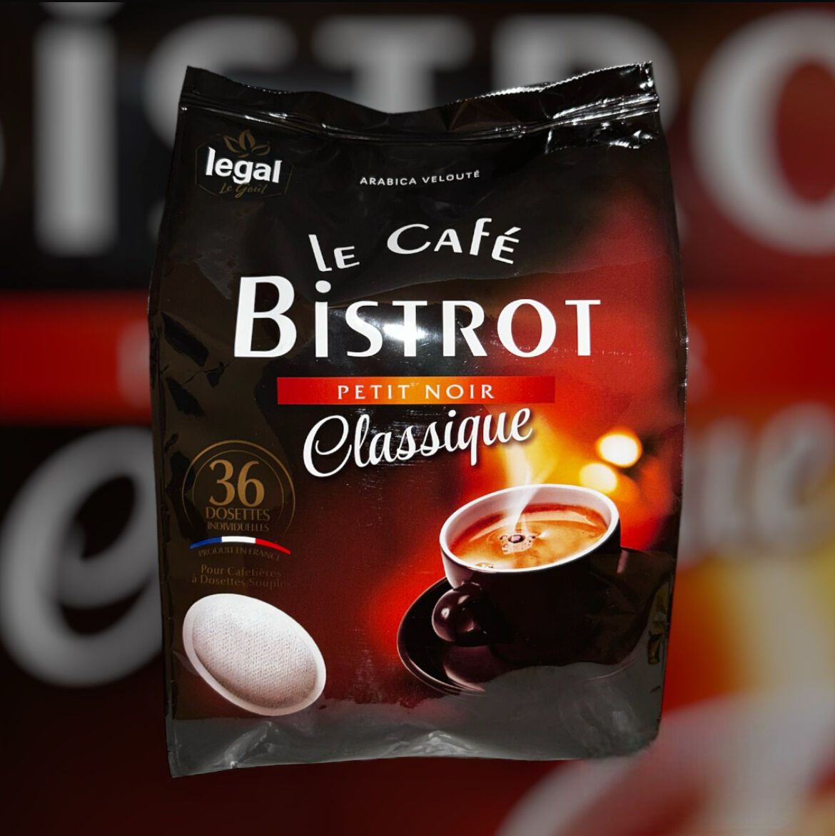 Le Café Bistro Petit Noir Classique (Cafetières à Dosettes Souples) x36☕️ - 7.90€