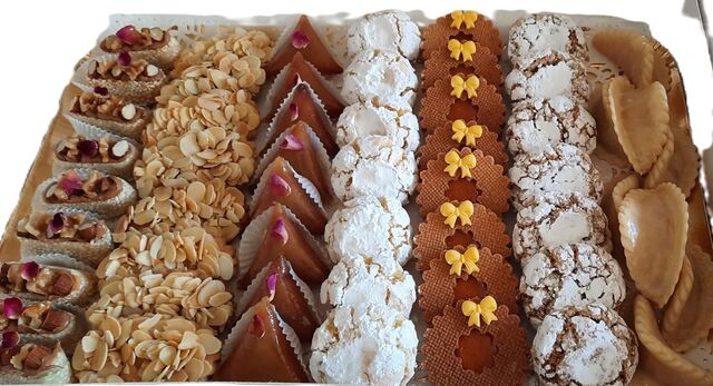 Plateaux pâtisserie orientale