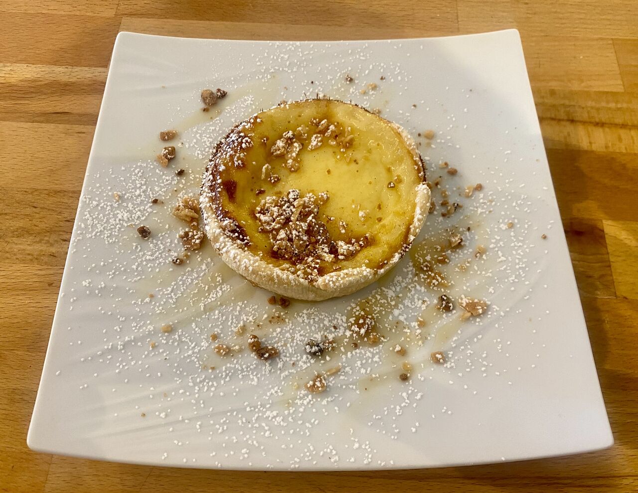 Tarte au flan pâtissier 