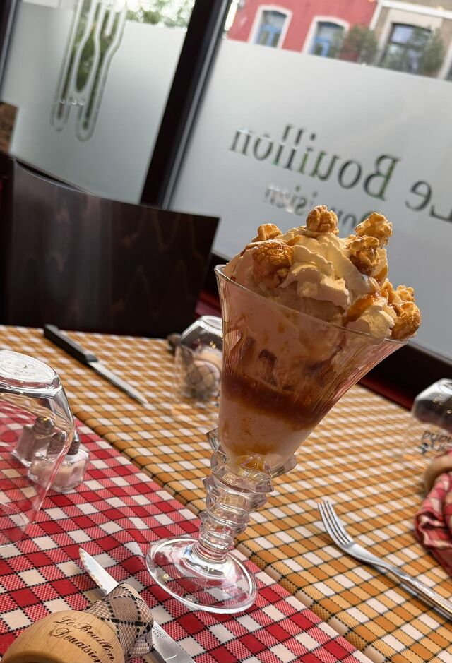 COUPE DE GLACE POP CORN