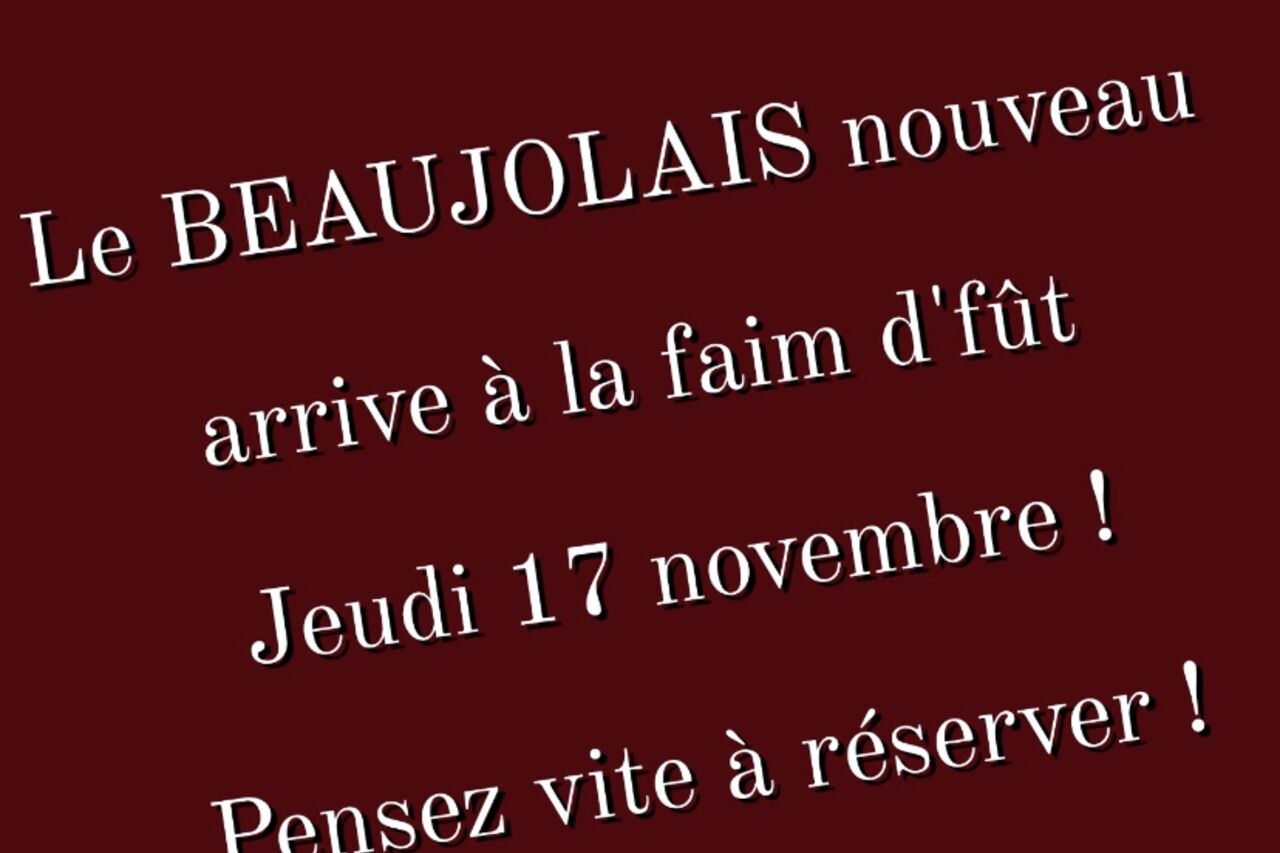 Beaujolais nouveau