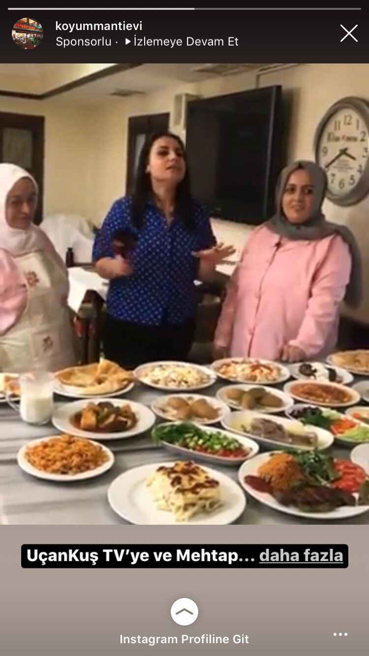 Uçankuş Tv Değişik Tatlar programı Köyüm Mantı Evi nde Çekim Gerçekleşti.