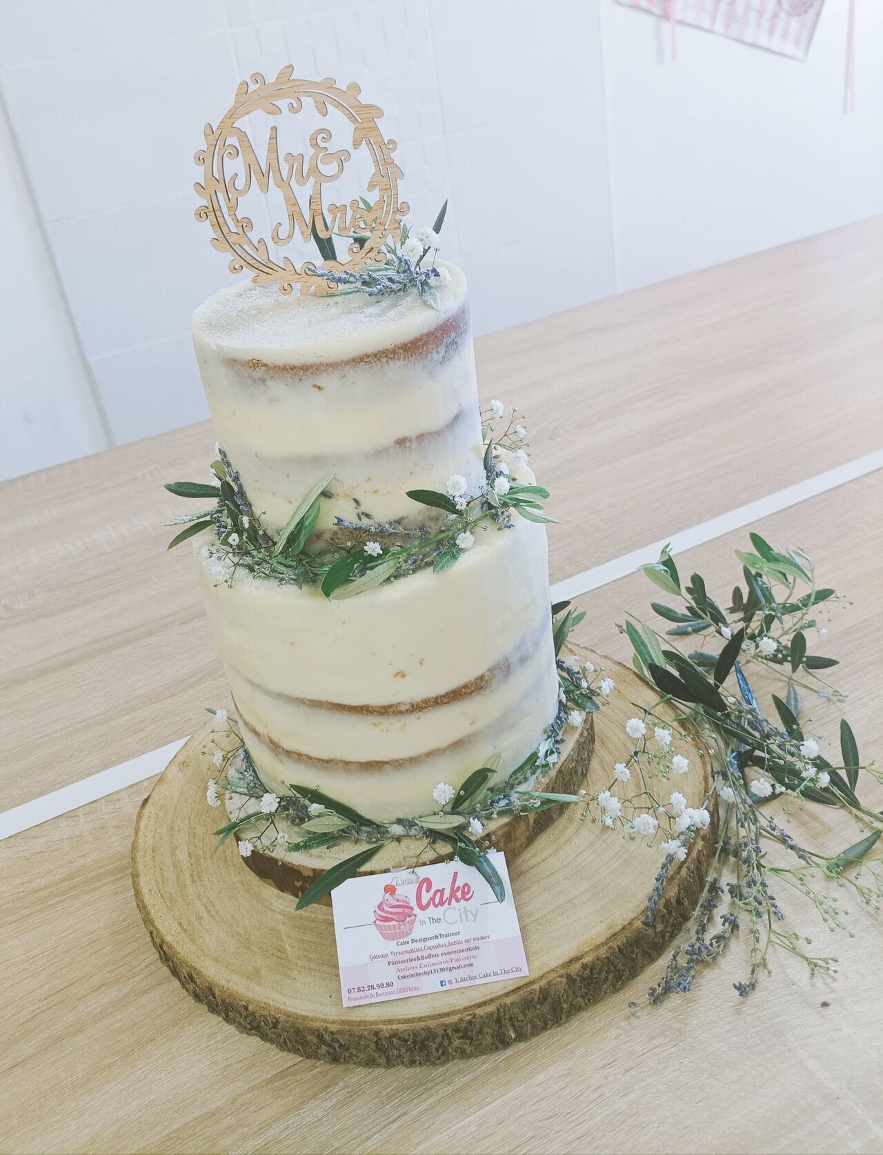 Naked Wedding Cake thème 