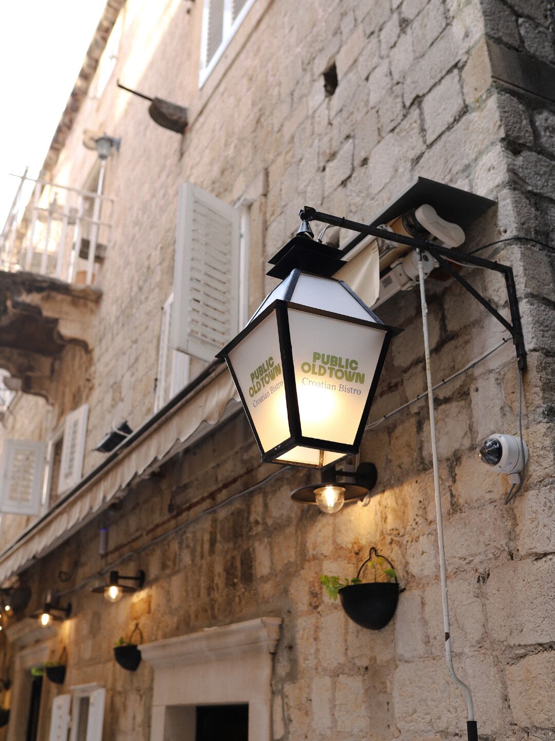 Outdoor Terrace in Dubrovnik Old Town