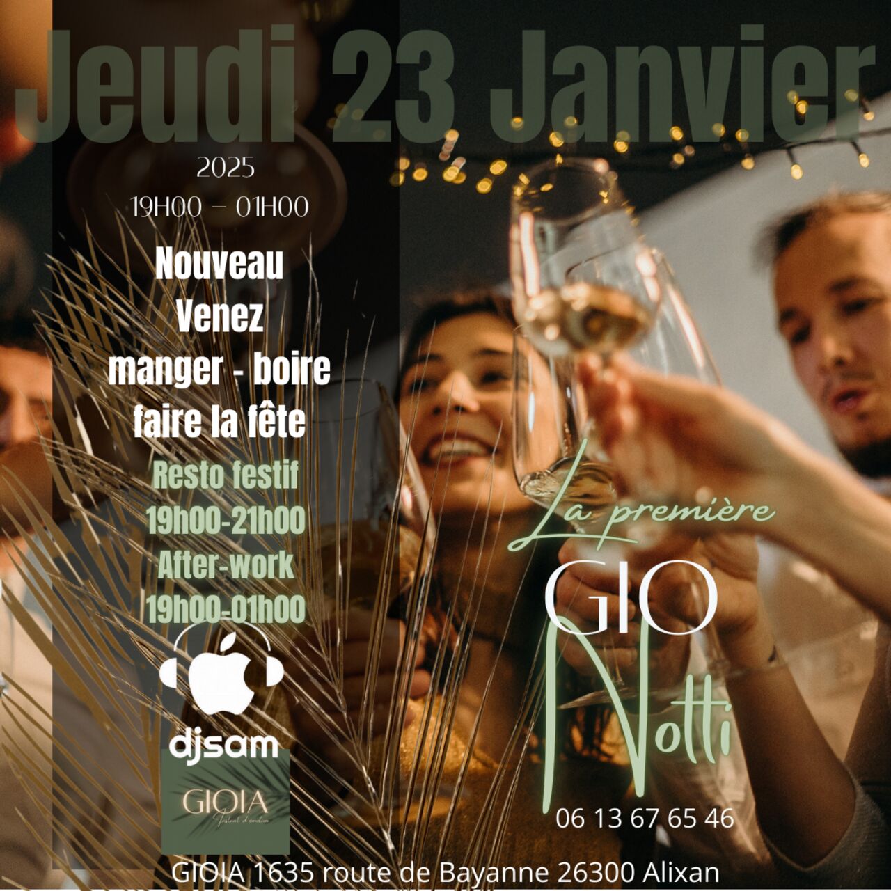 🥂 GIOIA - La Première De 2025 🥂