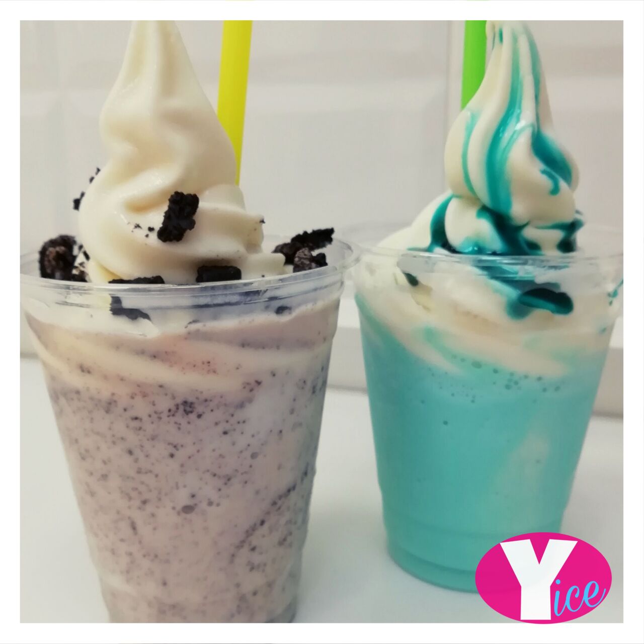 Batidos frozen de oreo y pitufo ?