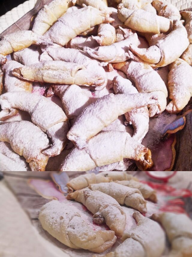 Ořechové rohlíčky