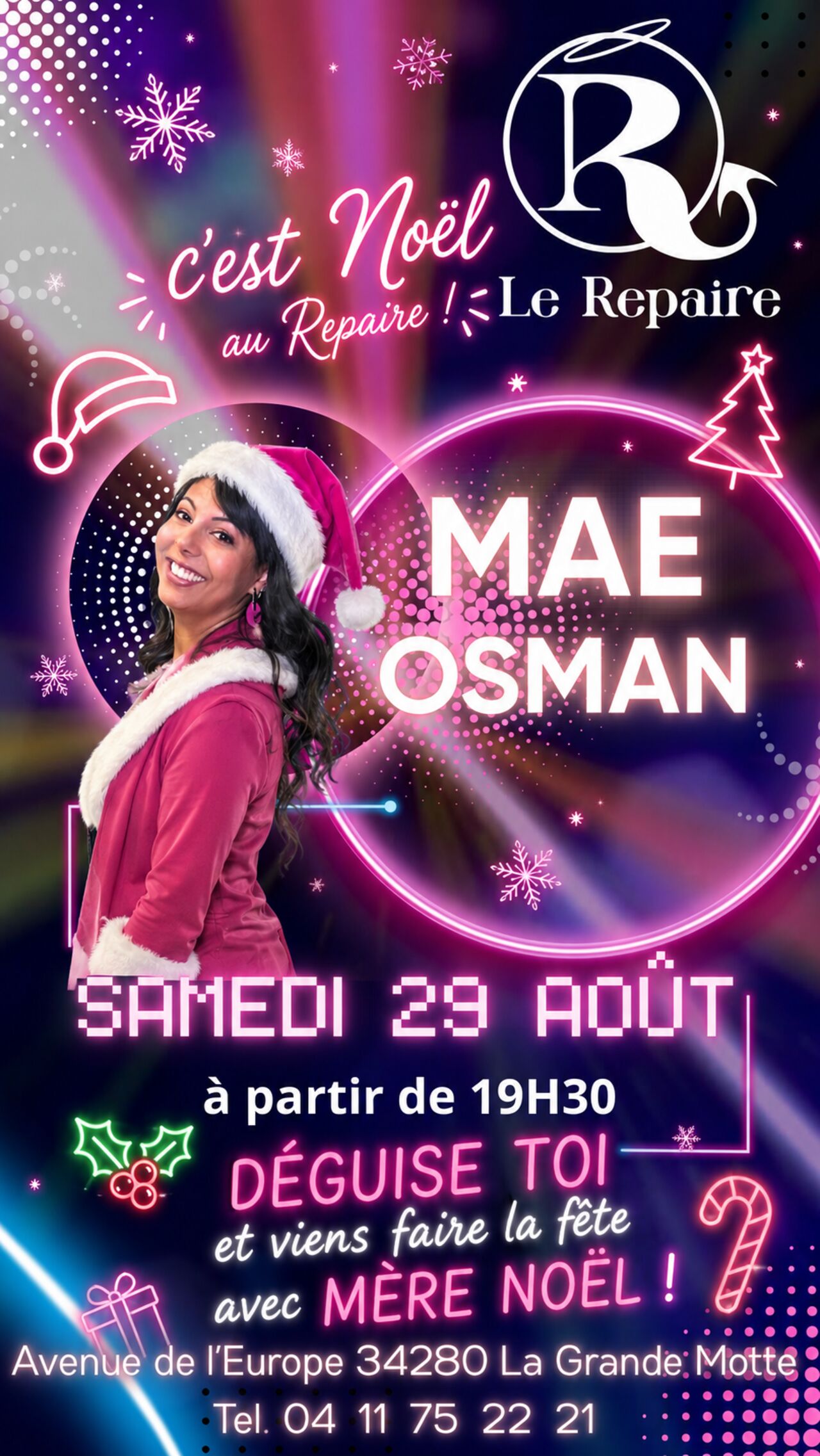 Soirée Noël 🎅 avec Maé Osman
